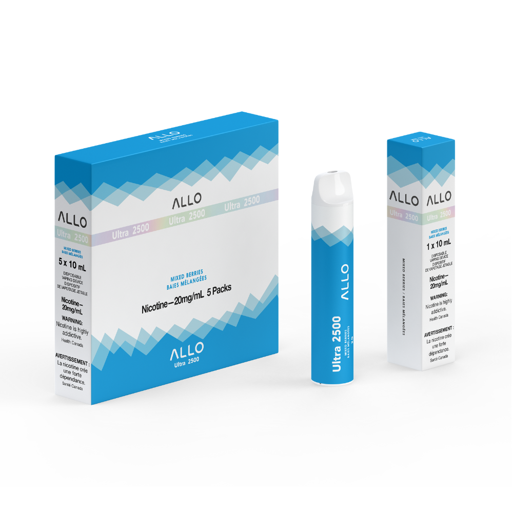 Allo Ultra 2500 Disposable Vape - 2500 Puffs - 10mL