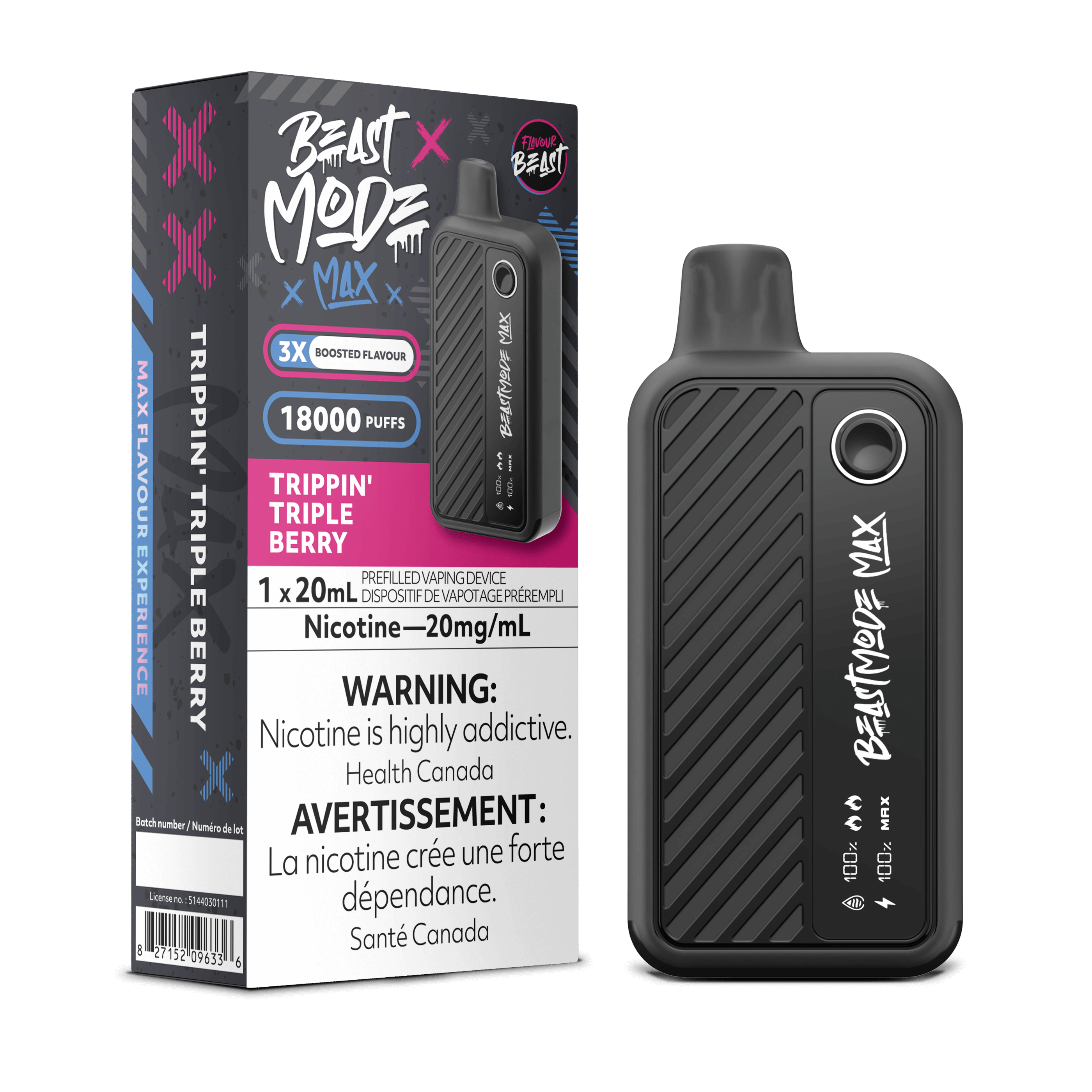 Flavour Beast Beast Mode Max 2 Disposable Vape - 50K Puffs - 20ml