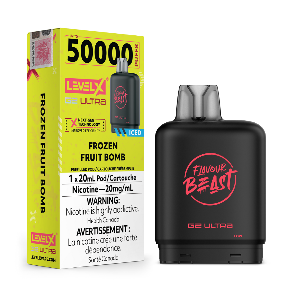 Flavour Beast Level X G2 Ultra Replacement Vape Pod - 50K- Puffs - 20mL
