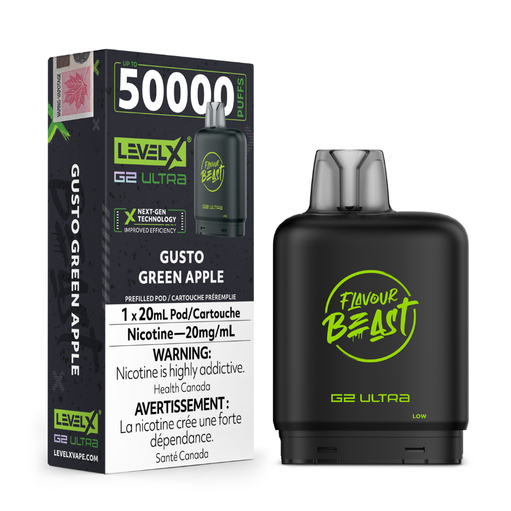 Flavour Beast Level X G2 Ultra Replacement Vape Pod - 50K- Puffs - 20mL
