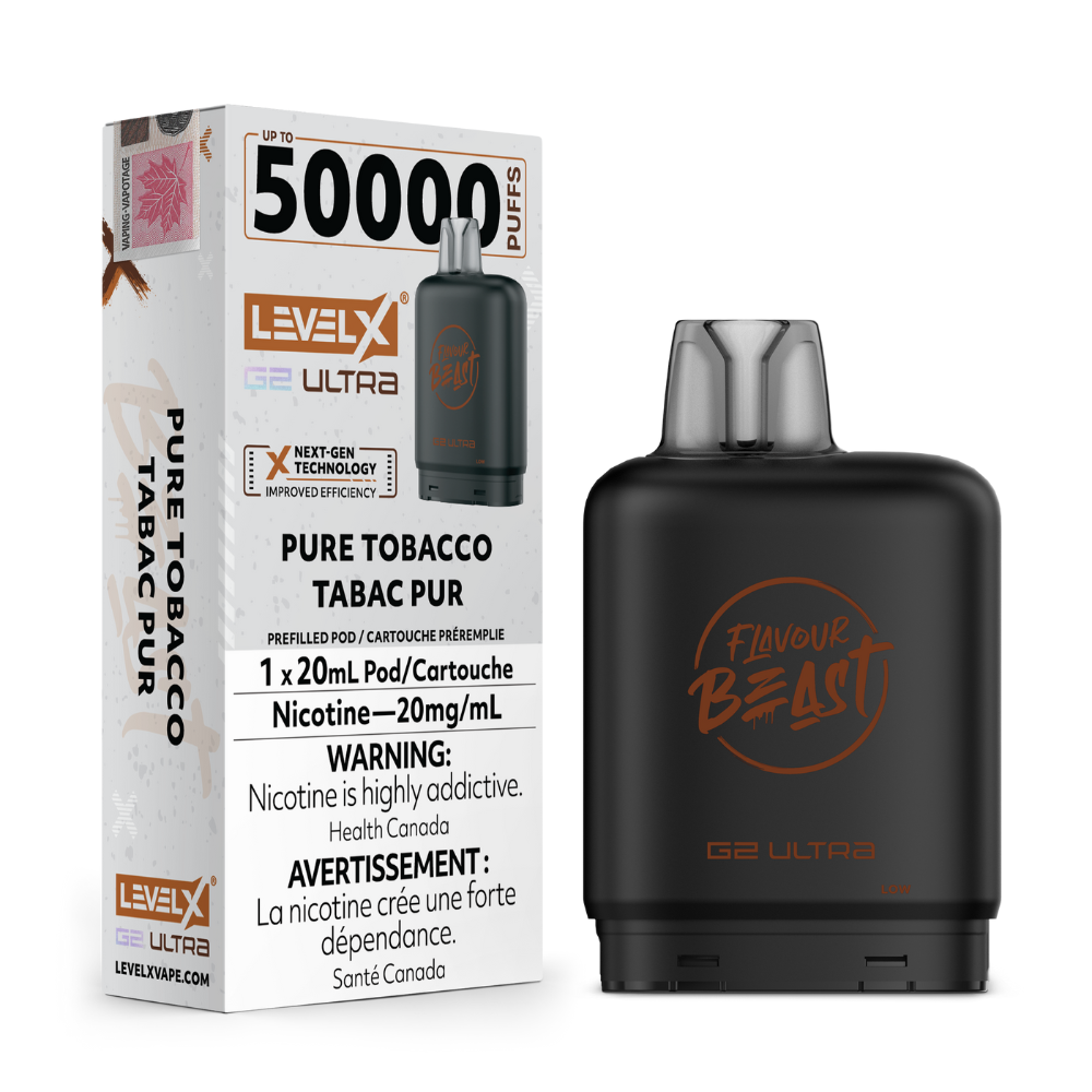 Flavour Beast Level X G2 Ultra Replacement Vape Pod - 50K- Puffs - 20mL