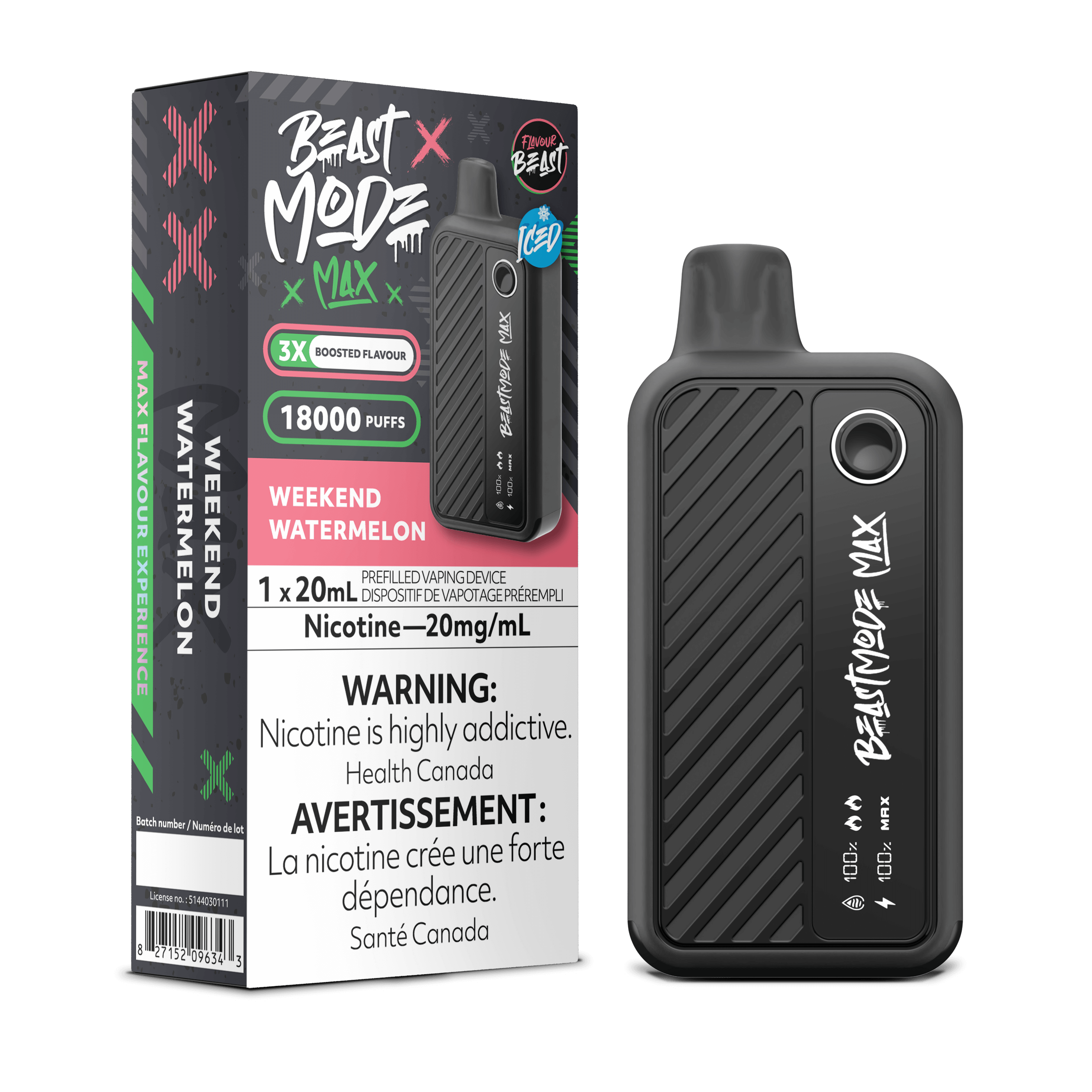 Flavour Beast Beast Mode Max 2 Disposable Vape - 50K Puffs - 20ml