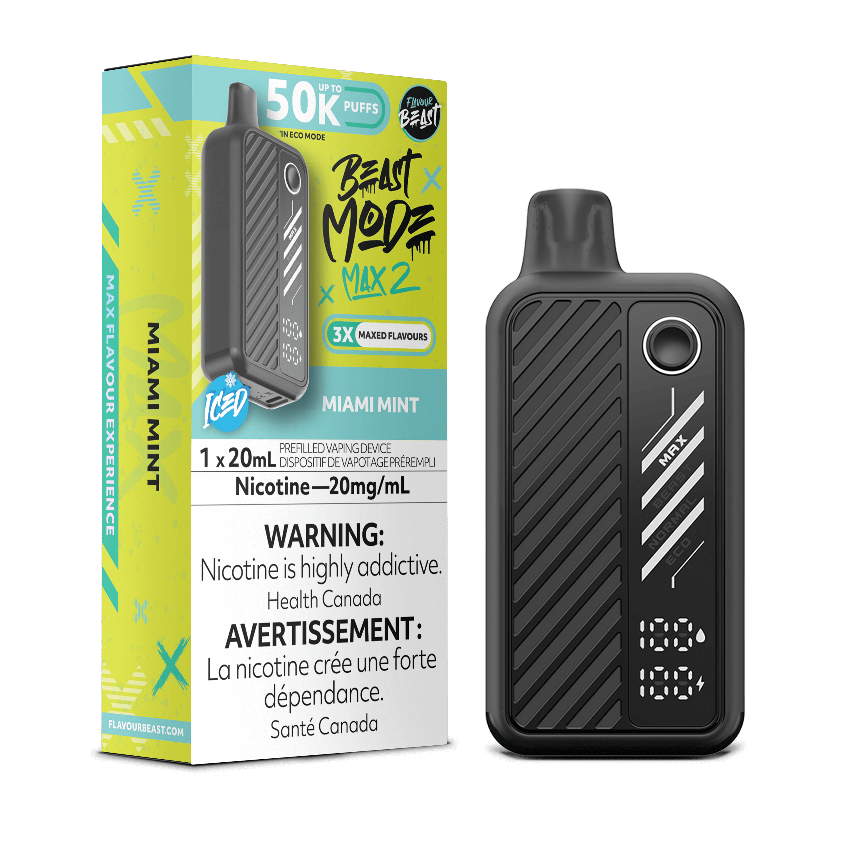 Flavour Beast Beast Mode Max 2 Disposable Vape - 50K Puffs - 20ml