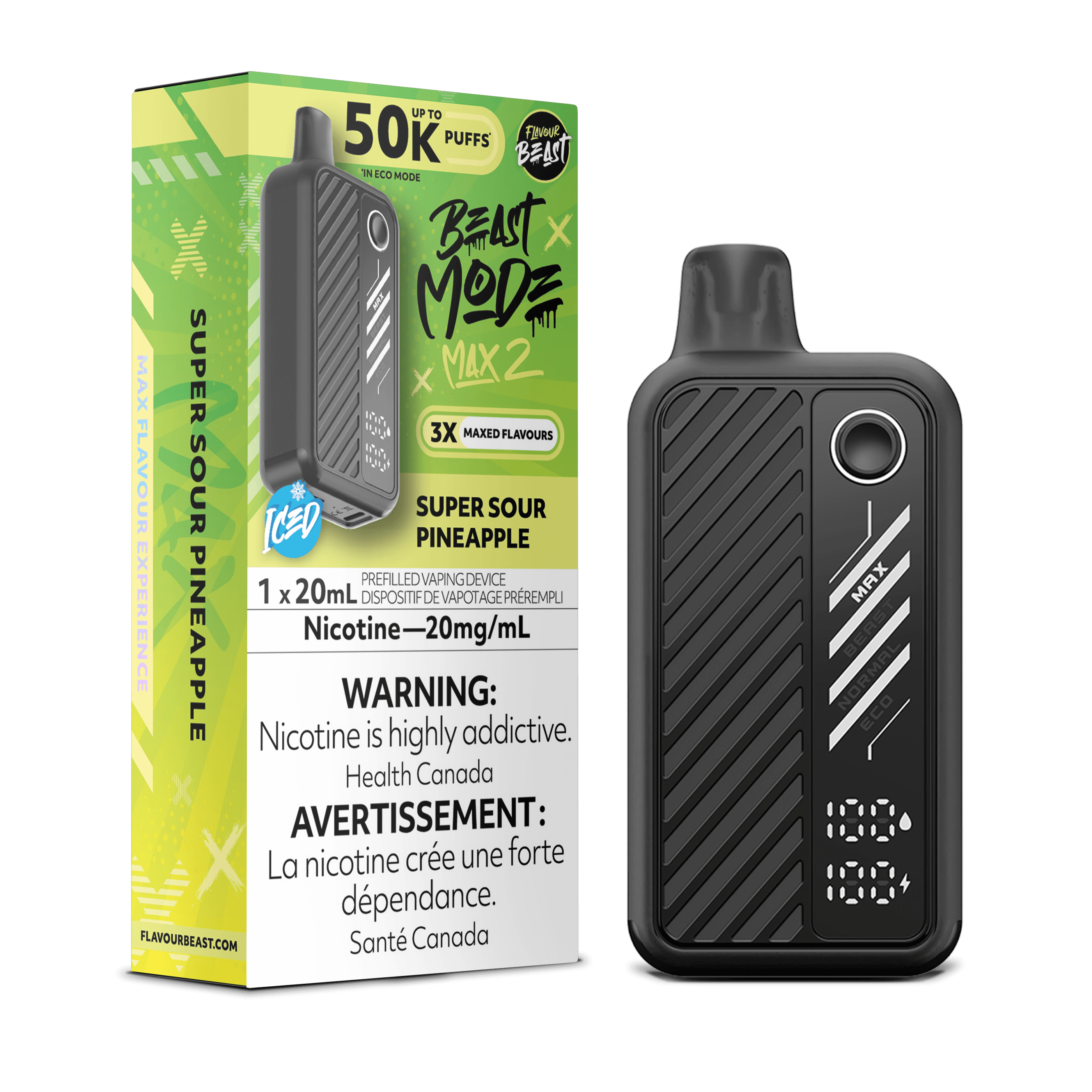 Flavour Beast Beast Mode Max 2 Disposable Vape - 50K Puffs - 20ml