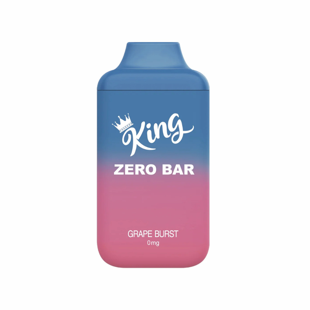 King-Zero Bar Nicotine Free Disposable Vape - 6000 Puffs - 10mL