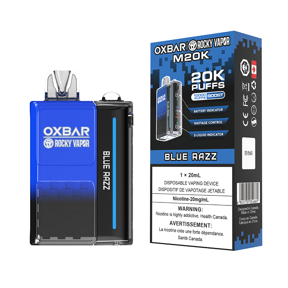 Oxbar Rocky Vapor M20K Disposable Vape - 20K Puffs - 20mL