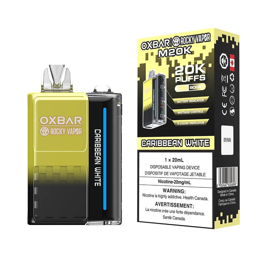 Oxbar Rocky Vapor M20K Disposable Vape - 20K Puffs - 20mL