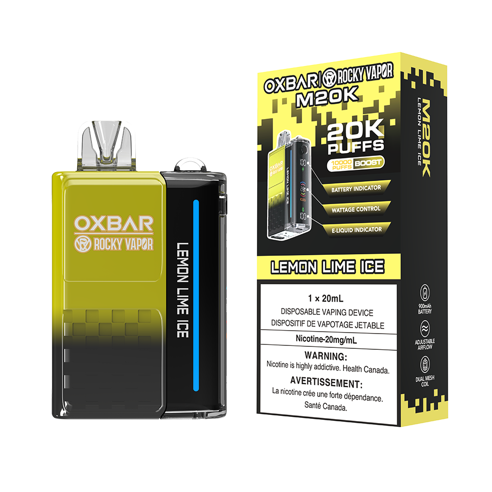 Oxbar Rocky Vapor M20K Disposable Vape - 20K Puffs - 20mL
