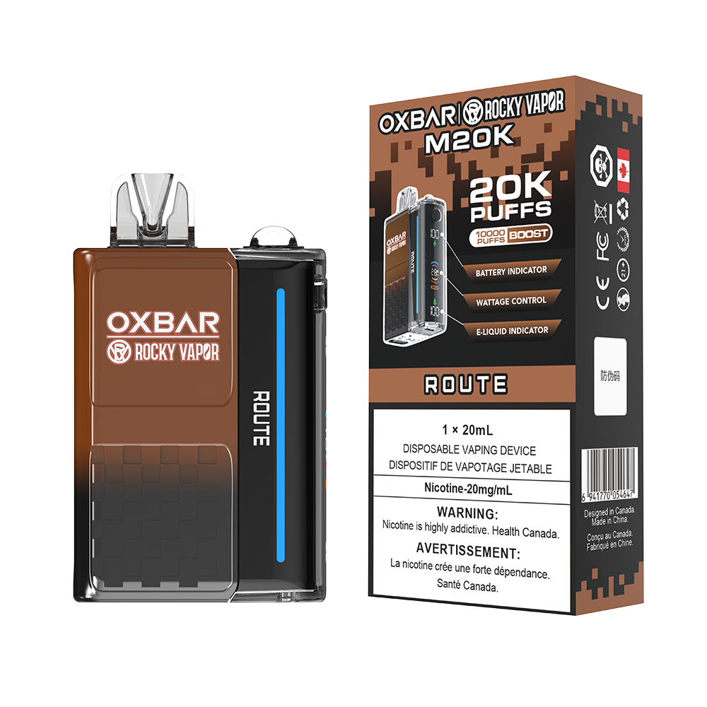 Oxbar Rocky Vapor M20K Disposable Vape - 20K Puffs - 20mL