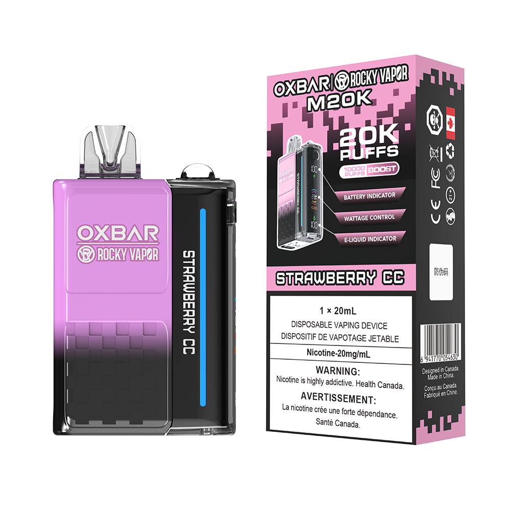 Oxbar Rocky Vapor M20K Disposable Vape - 20K Puffs - 20mL
