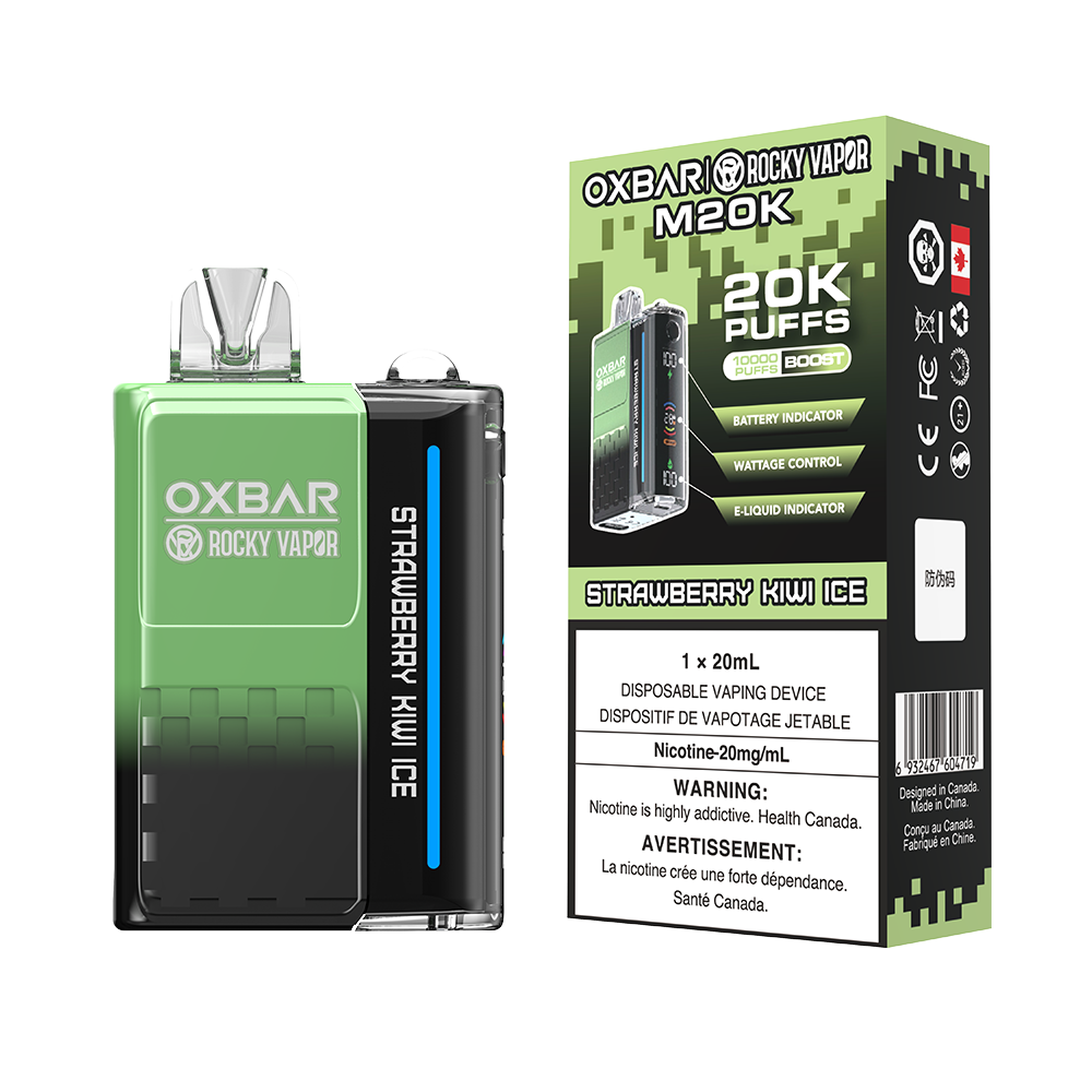 Oxbar Rocky Vapor M20K Disposable Vape - 20K Puffs - 20mL