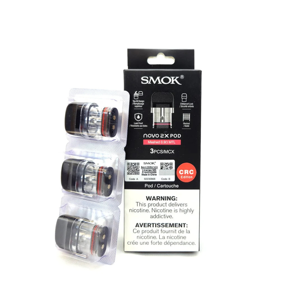 SMOK Novo 2X Replacement Pod (3 Pack) [CRC]