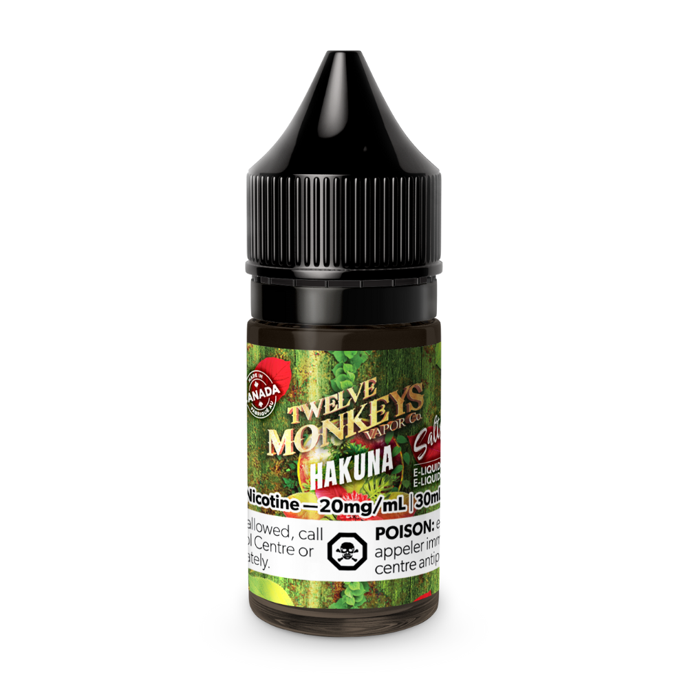 Twelve Monkeys Vape Juice Nic Salts 30mL