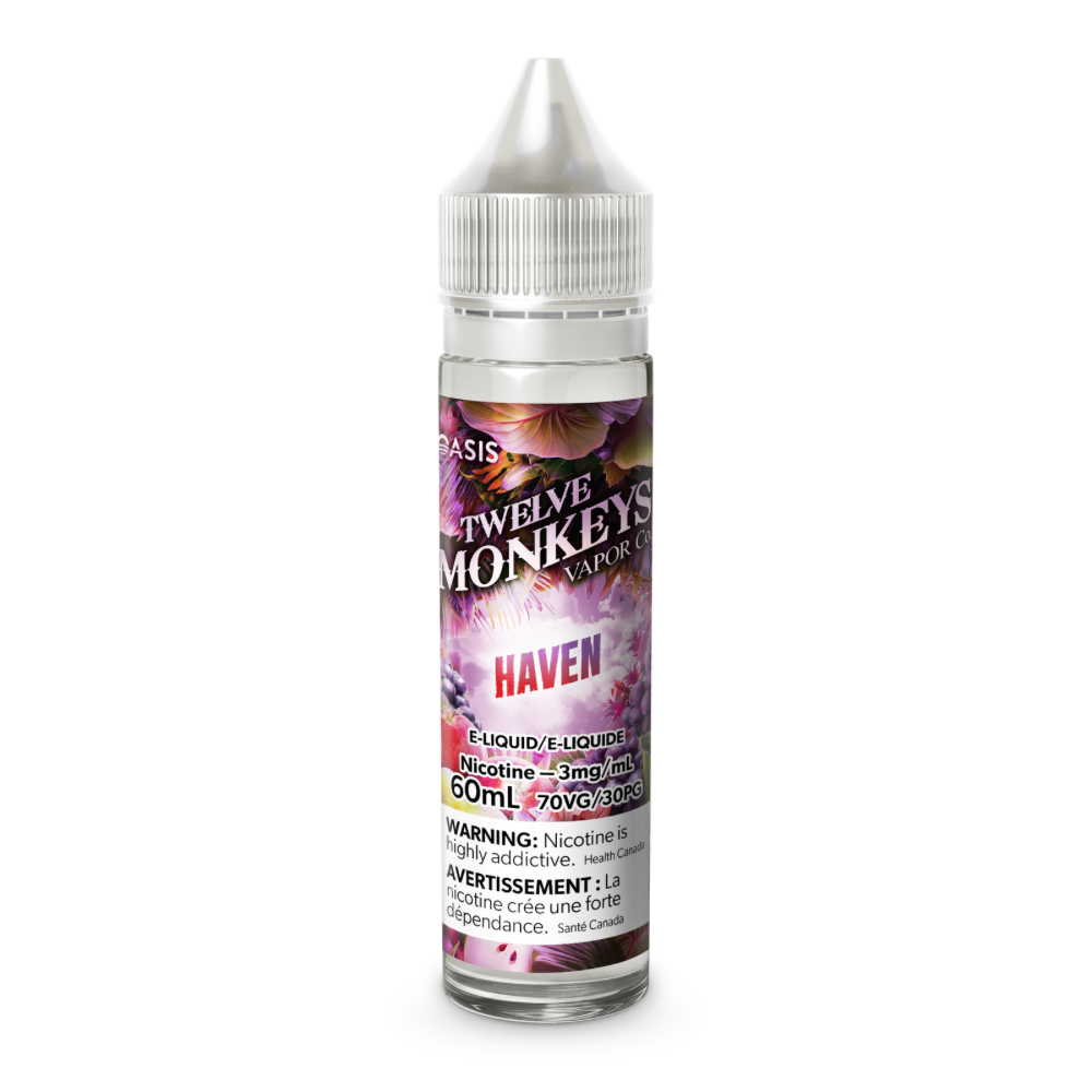Twelve Monkeys Vape Juice Freebase 60mL