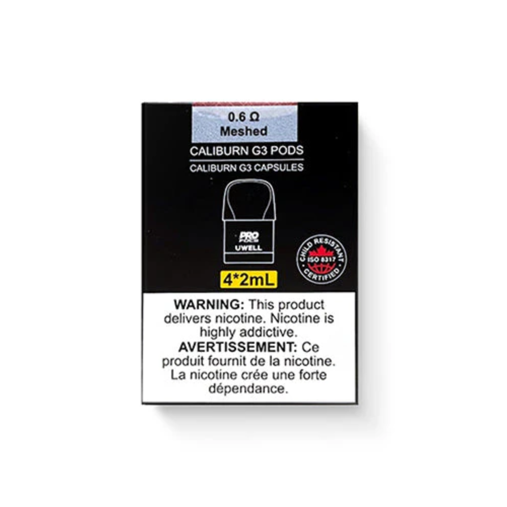 UWELL CALIBURN G3 Replacement Pod (4 Pack) [CRC]