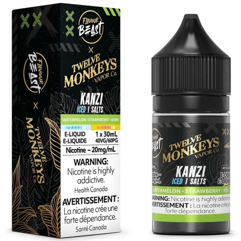 Flavour Beast X Twelve Monkeys Vape Juice Nic Salts 30mL