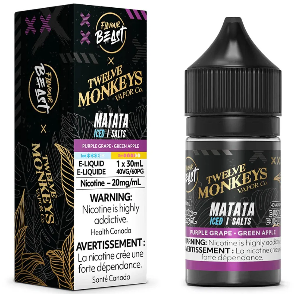 Flavour Beast X Twelve Monkeys Vape Juice Nic Salts 30mL